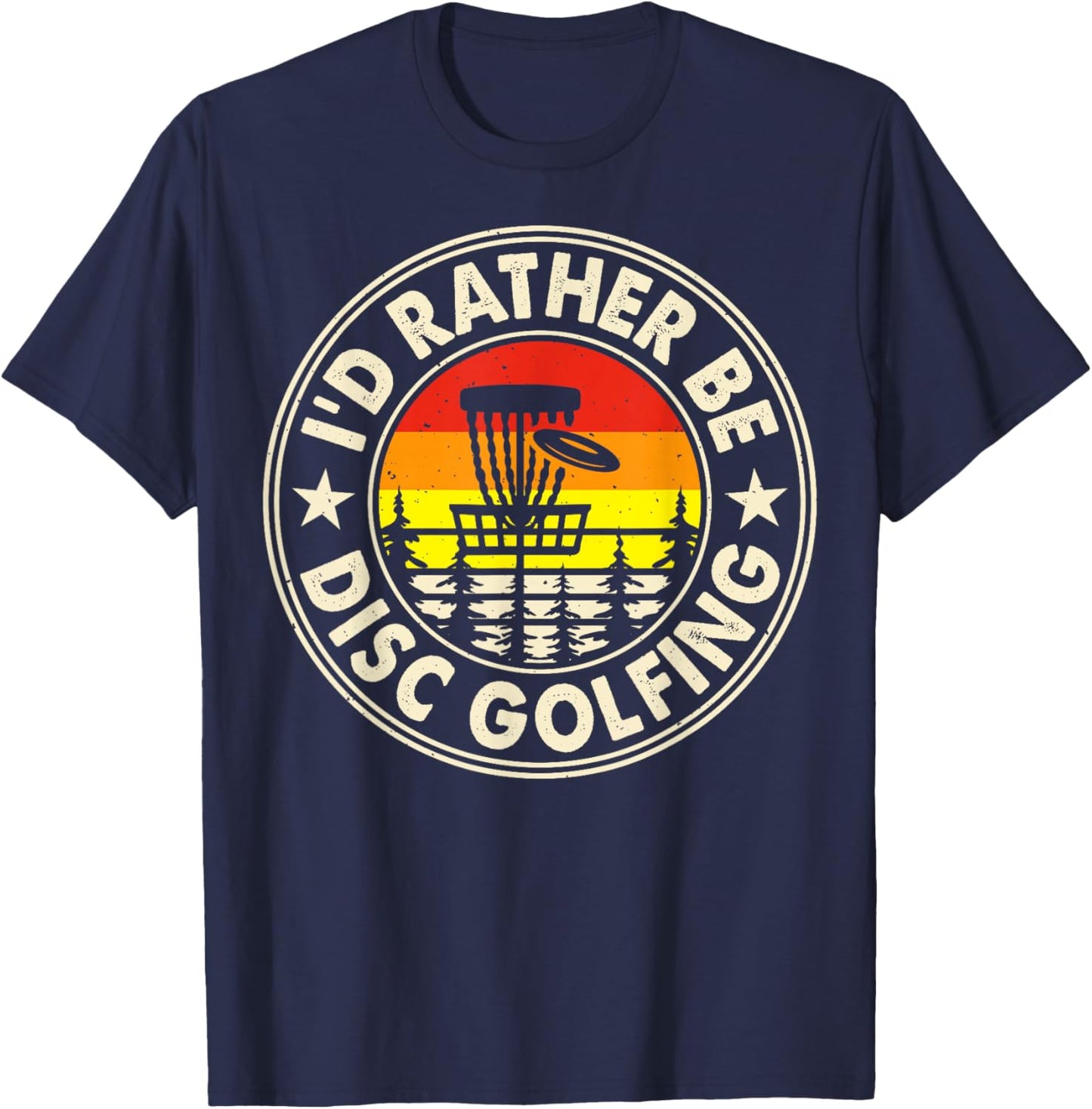Disc Golf Shirt Disc Golf Apparel Disc Golf Accessories T-Shirt - T-Shirt | Navy