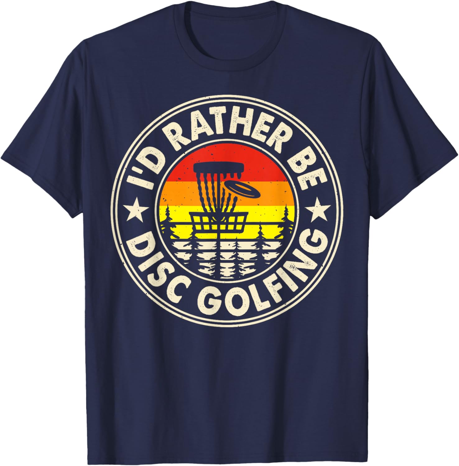 Disc Golf Shirt Disc Golf Apparel Disc Golf Accessories T-Shirt - T-Shirt | Navy