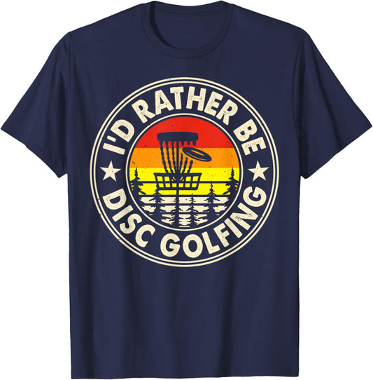 Disc Golf Shirt Disc Golf Apparel Disc Golf Accessories T-Shirt - T-Shirt | Navy