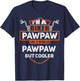Biker Pawpaw Funny Motorcycle Rider I'm A Biker Pawpaw T-Shirt - T-Shirt | Navy