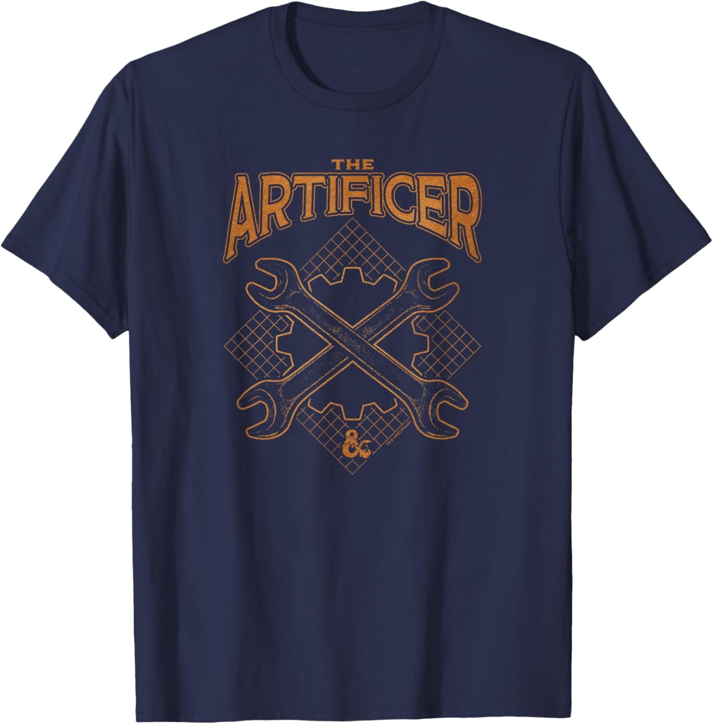 Dungeons & Dragons The Artificer Class Invention Tools Logo T-Shirt - T-Shirt | Navy