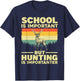 Funny Hunting Art For Boys Men Deer Hunter Wildlife Hunting T-Shirt - T-Shirt | Navy