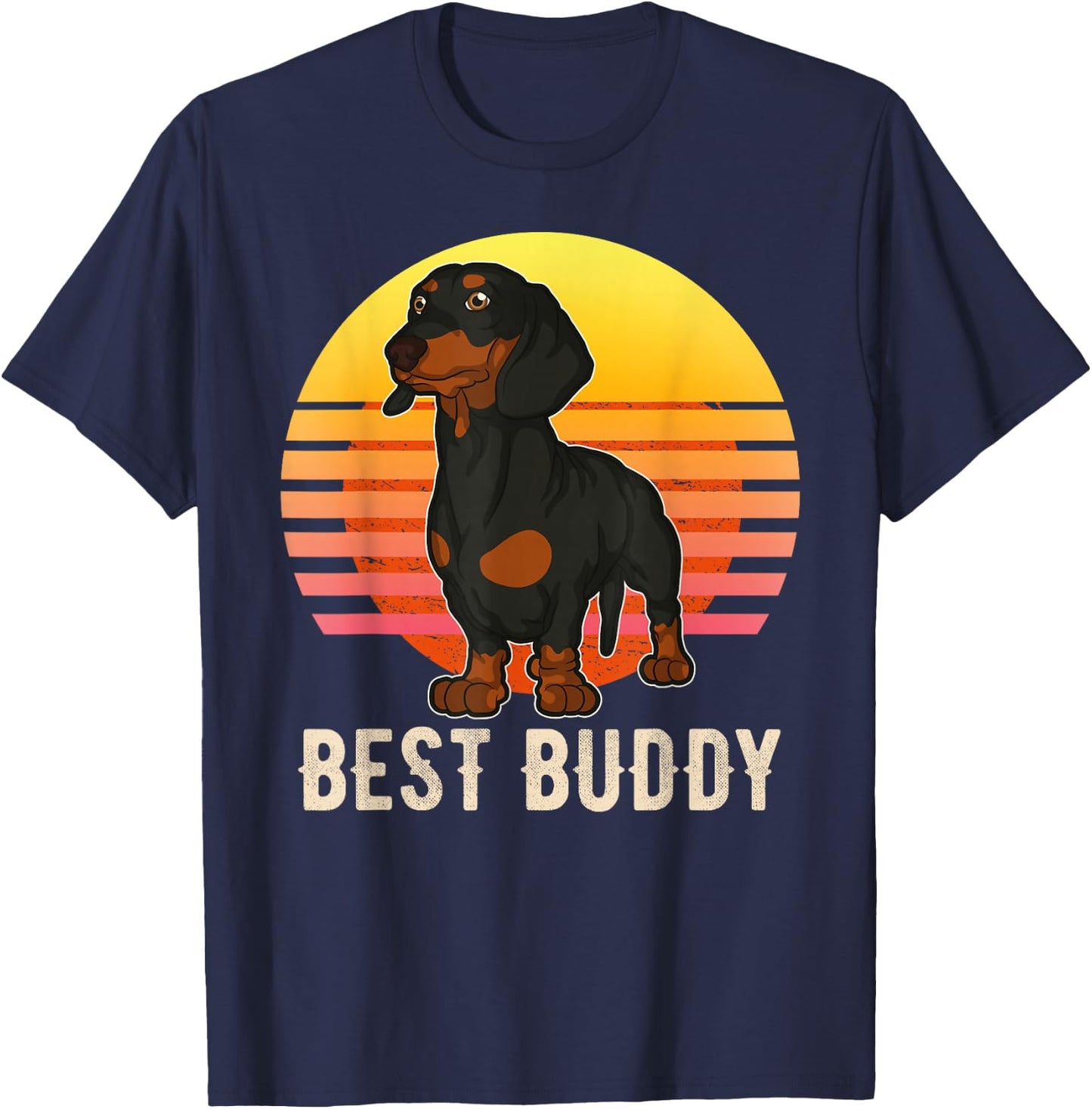 Dachshund Dachshund Teckel T-Shirt - T-Shirt | Navy