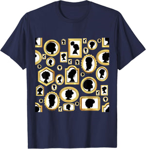 Black Beauty Vintage African Cameo Classic Elegant Woman T-Shirt - T-Shirt | Navy