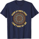 Funny Buddhist Inner Peace Irony Parody Buddhism Mantra Yoga T-Shirt - T-Shirt | Navy