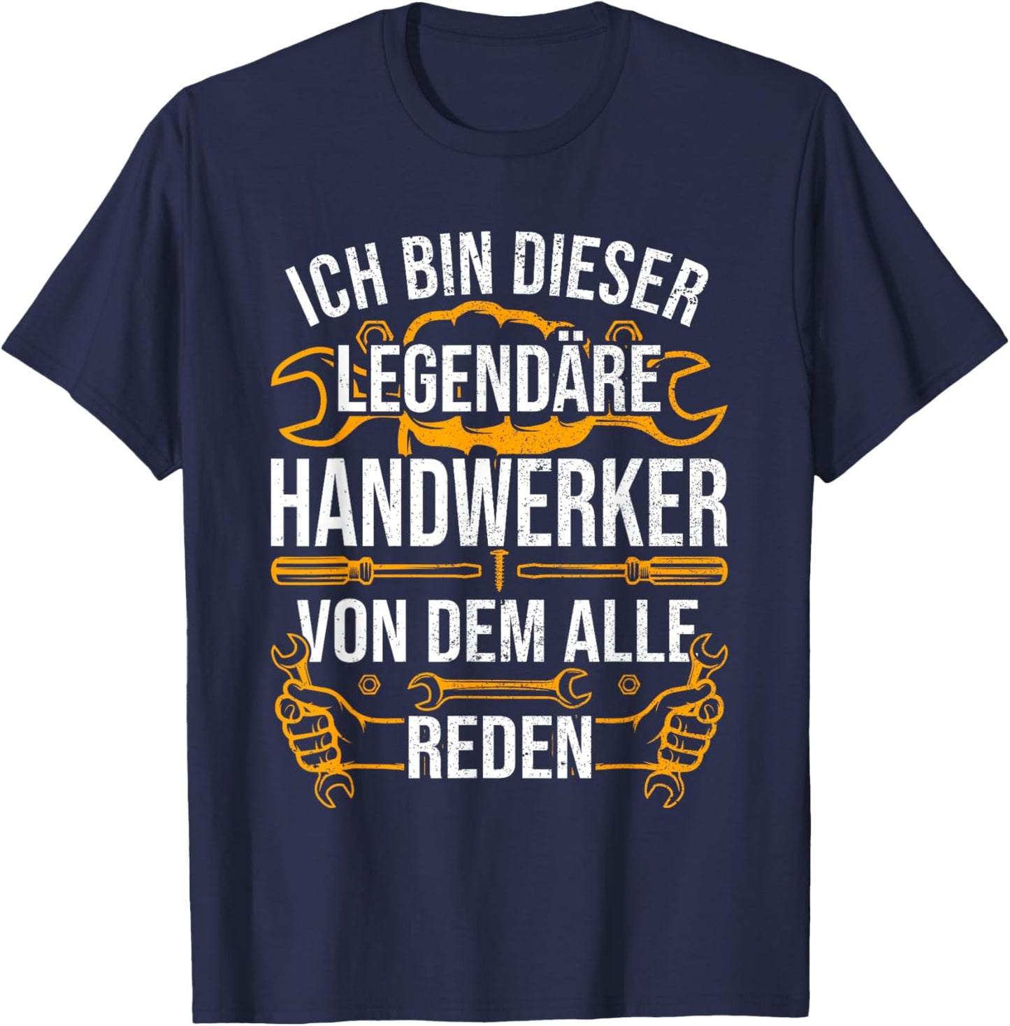 Handwerker | Ich bin dieser legendäre Handwerker Lustig Mann T-Shirt - T-Shirt | Navy
