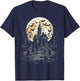 Halloween Spooky Haunted Mansion T-Shirt - T-Shirt | Navy