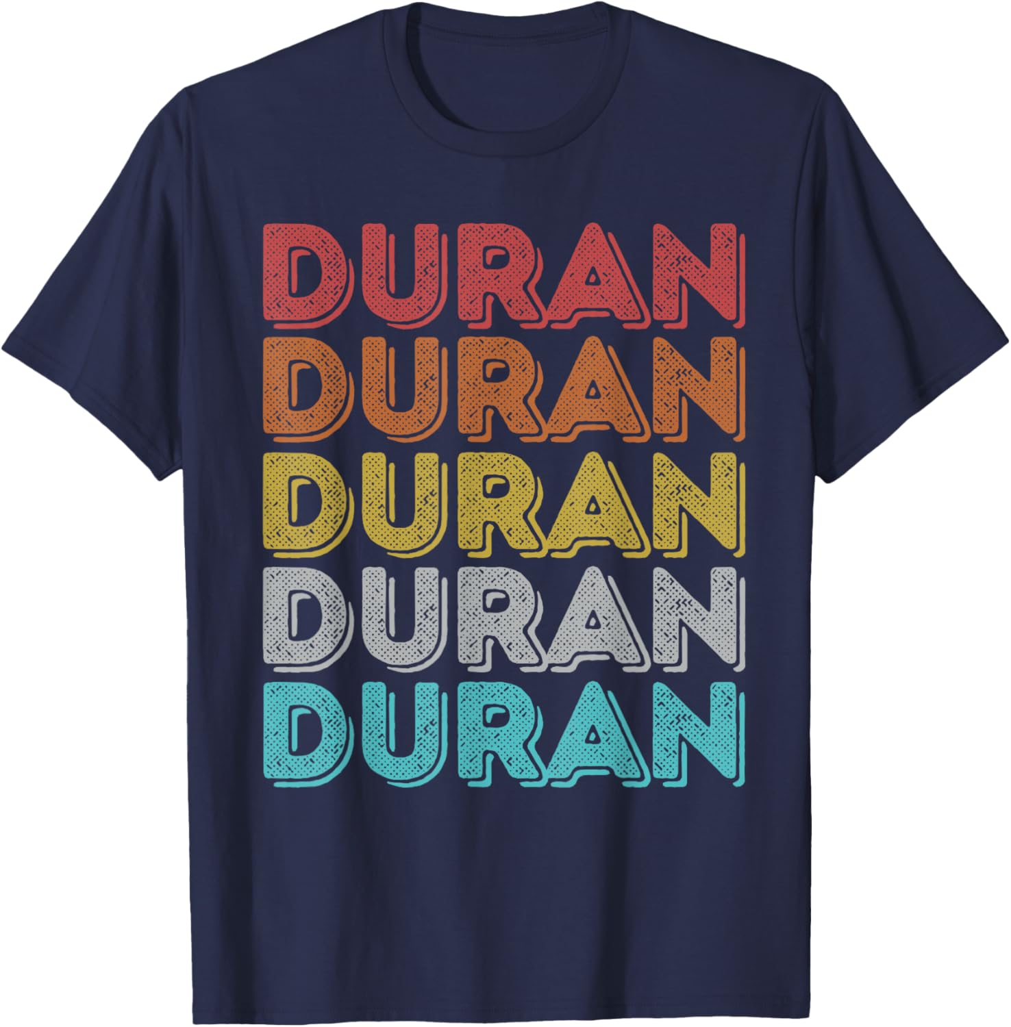 Vintage Retro Duran T-Shirt - T-Shirt | Navy