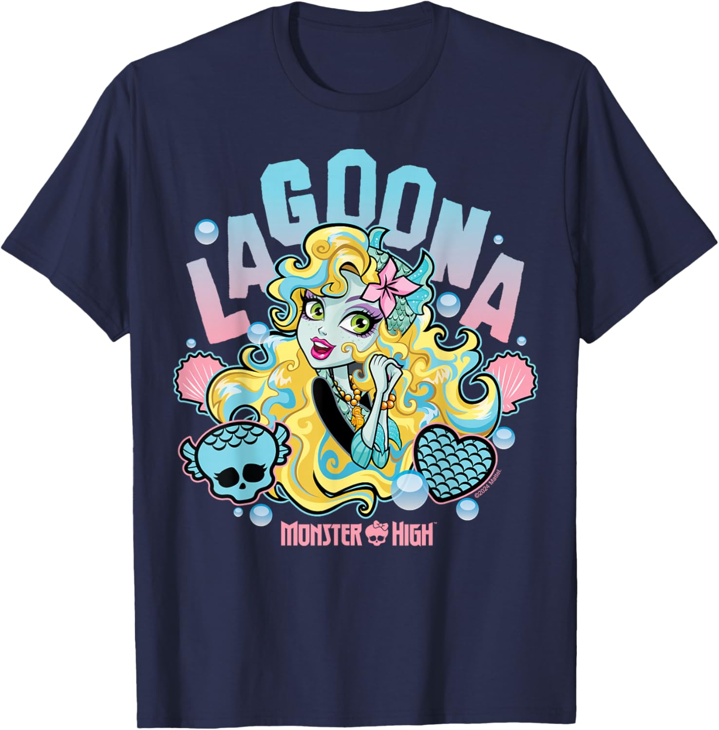 Monster High - Lagoona Blue T-Shirt - T-Shirt | Navy