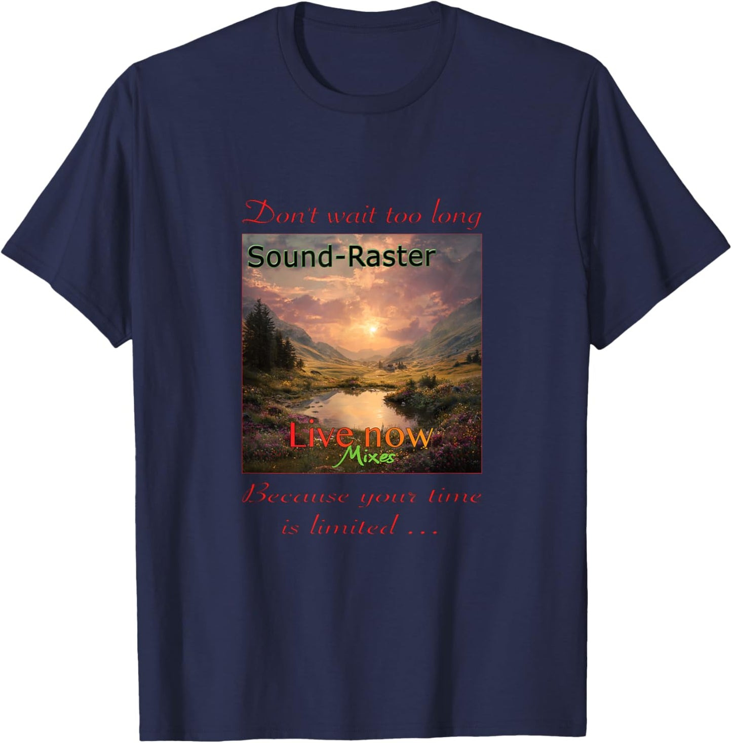 Live Now T-Shirt - T-Shirt | Navy