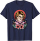 Stranger Things Barb Floral Demogorgon Tattoo Print T-Shirt - T-Shirt | Navy