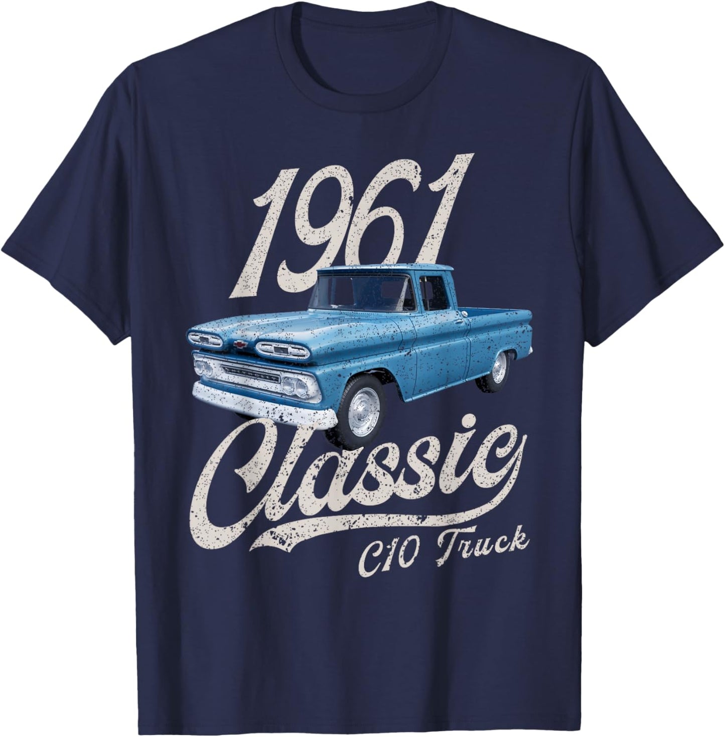 1961 61 c10 TRUCK T-Shirt - T-Shirt | Navy