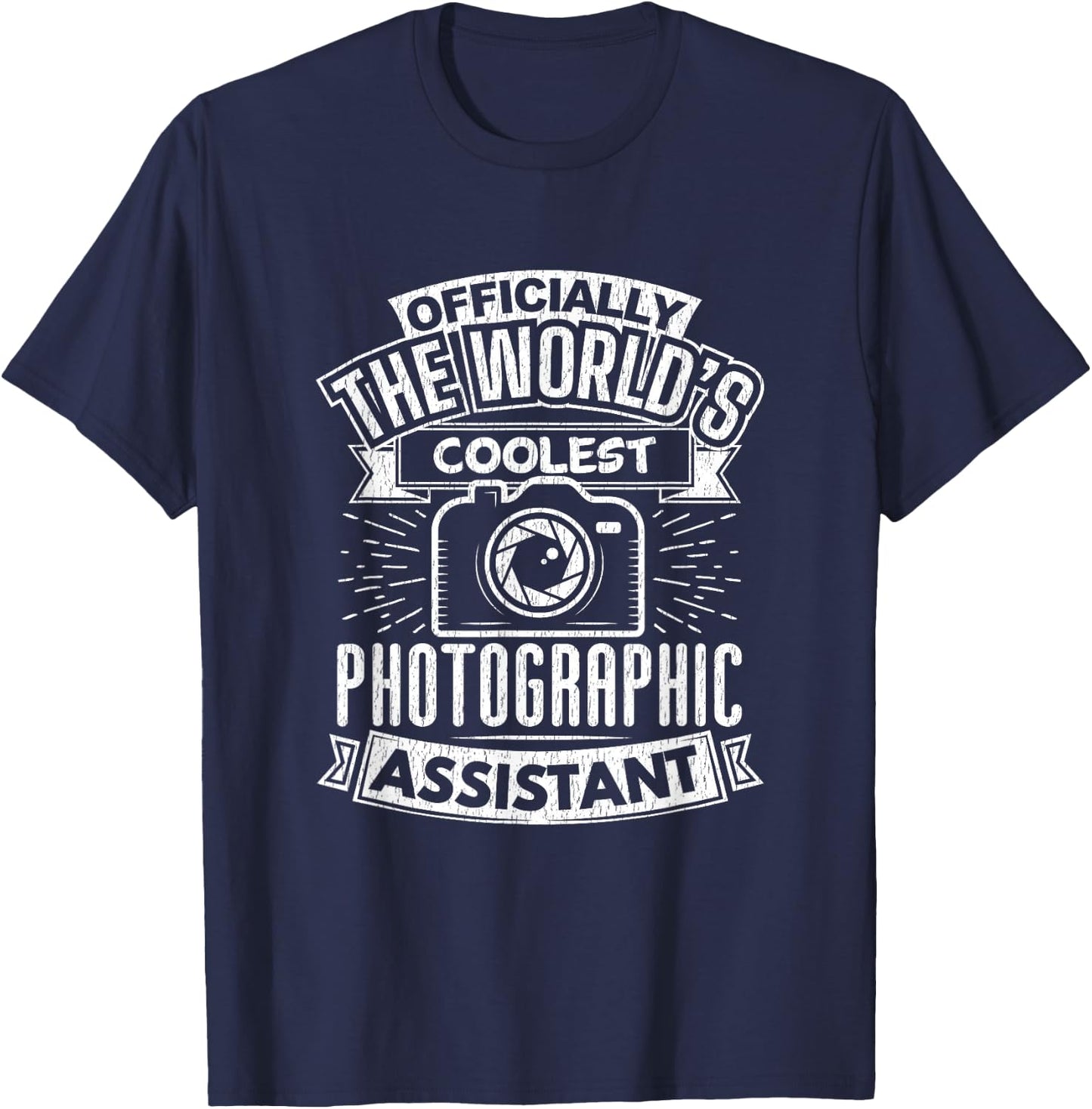 Assistant Photographer - Funny Photography Quote T-Shirt - T-Shirt | Navy