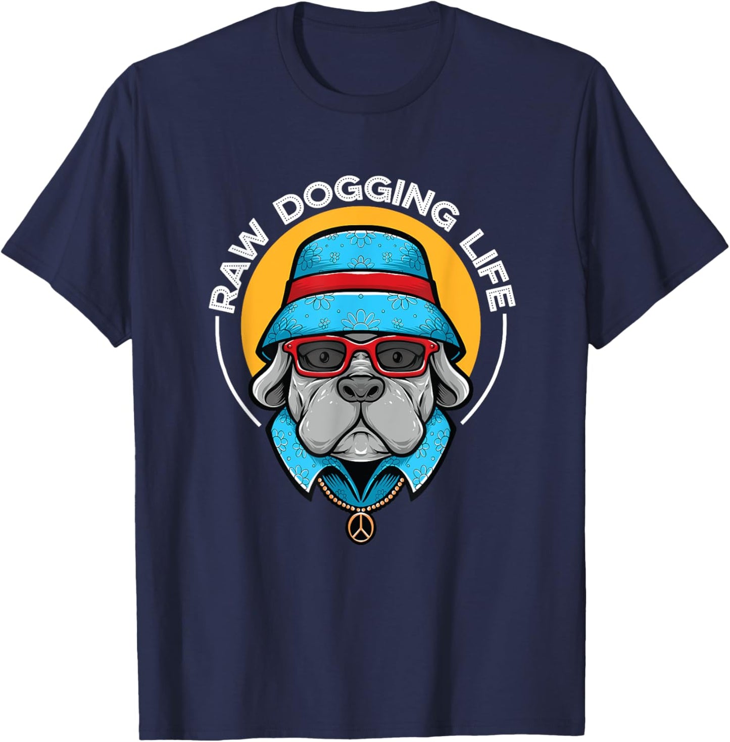 Raw Dogging Life T-Shirt - T-Shirt | Navy