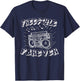 Freestyle Forever Graffiti Boombox 80's Music T-Shirt - T-Shirt | Navy