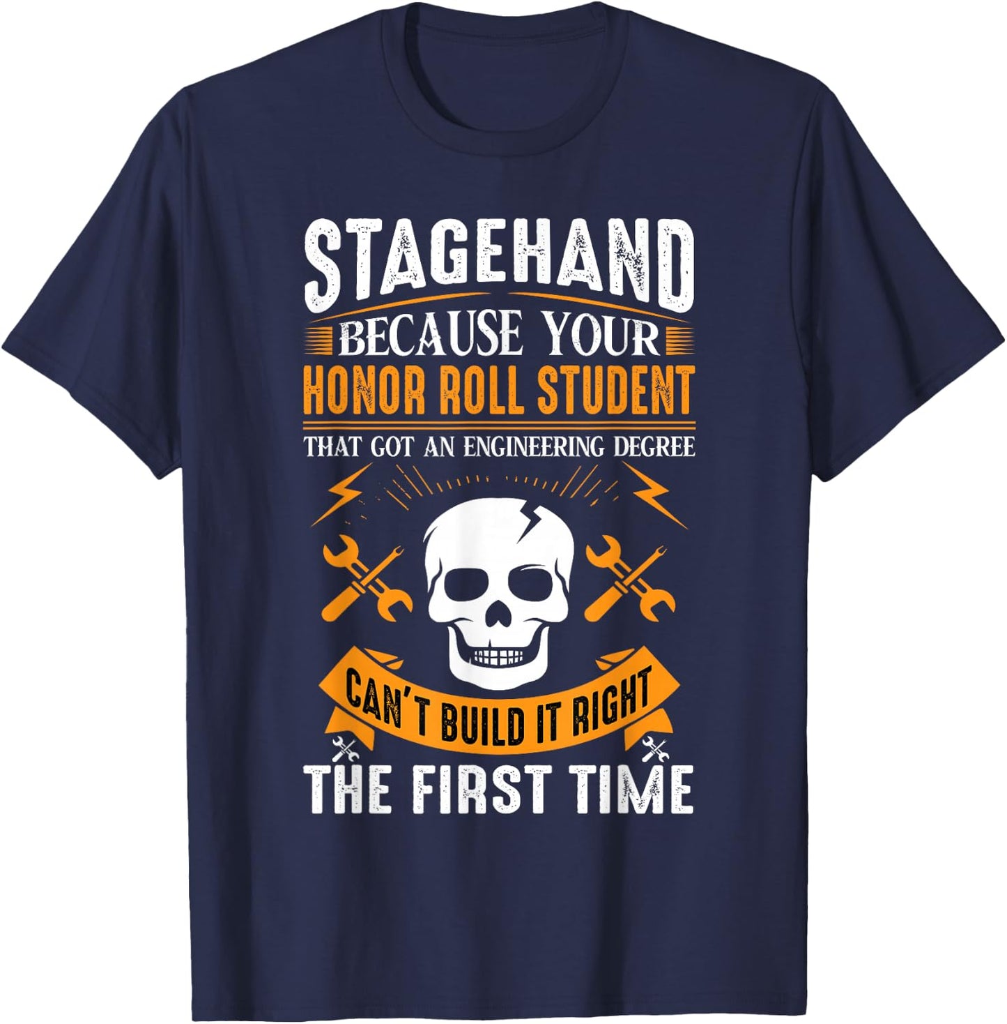 Men Women I'm A Stagehand T-Shirt - T-Shirt | Navy