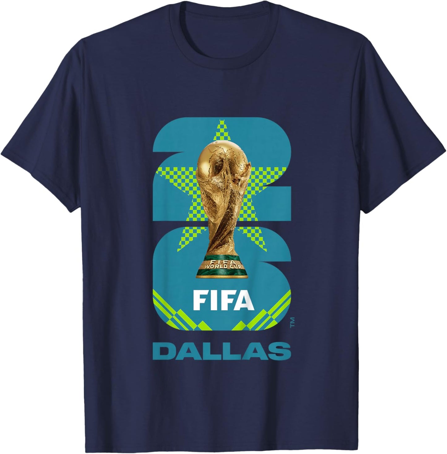 Kids FIFA World CUP26 Dallas Trophy Color T-Shirt - T-Shirt | Navy