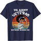 African American Woman Army Veteran Black Woman Army Veteran T-Shirt - T-Shirt | Navy
