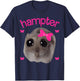 Hampter Sad Hamster Meme Hamster Lover Oddly Specific Memes T-Shirt - T-Shirt | Navy