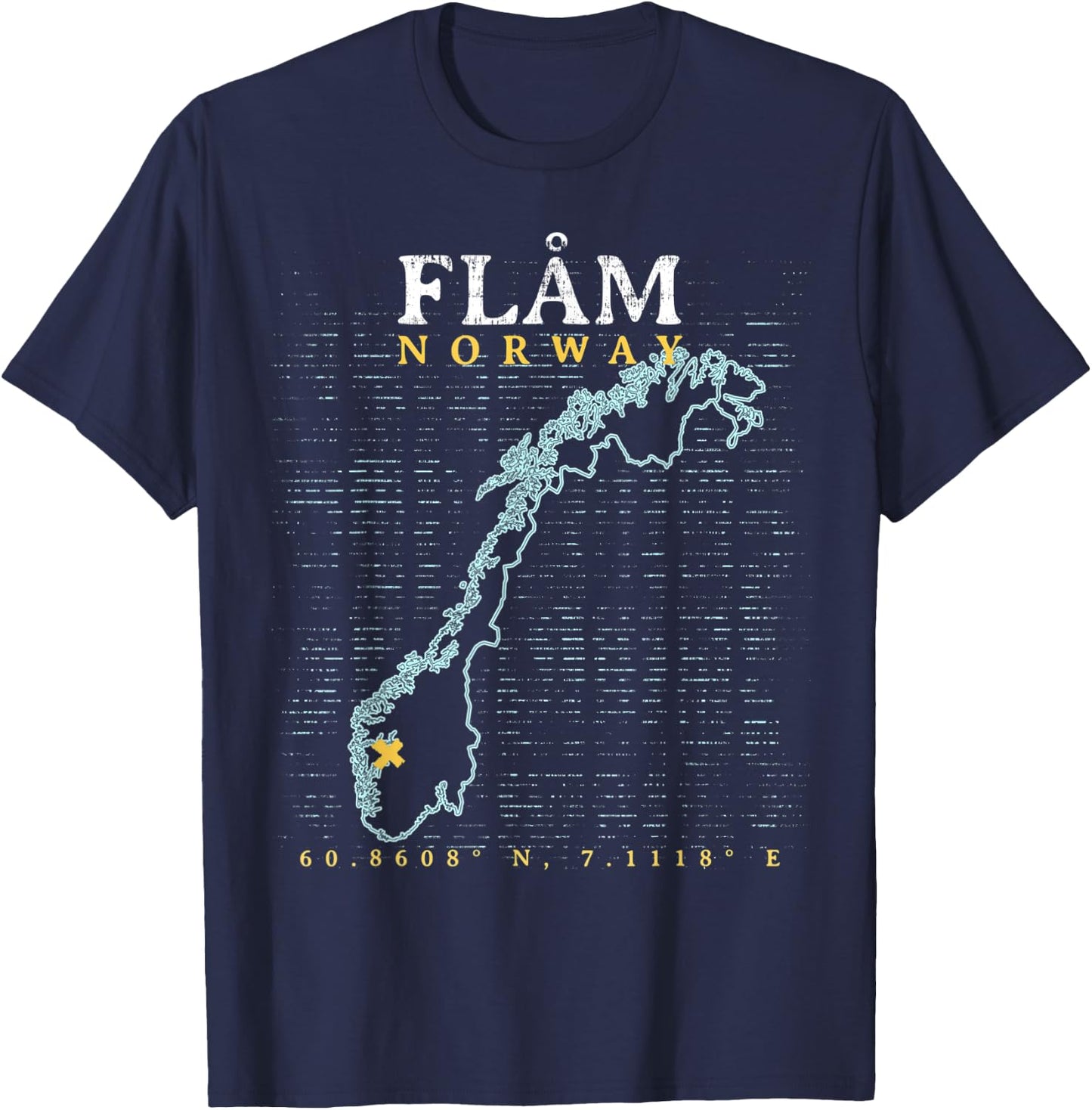 Norway Flåm T-Shirt - T-Shirt | Navy
