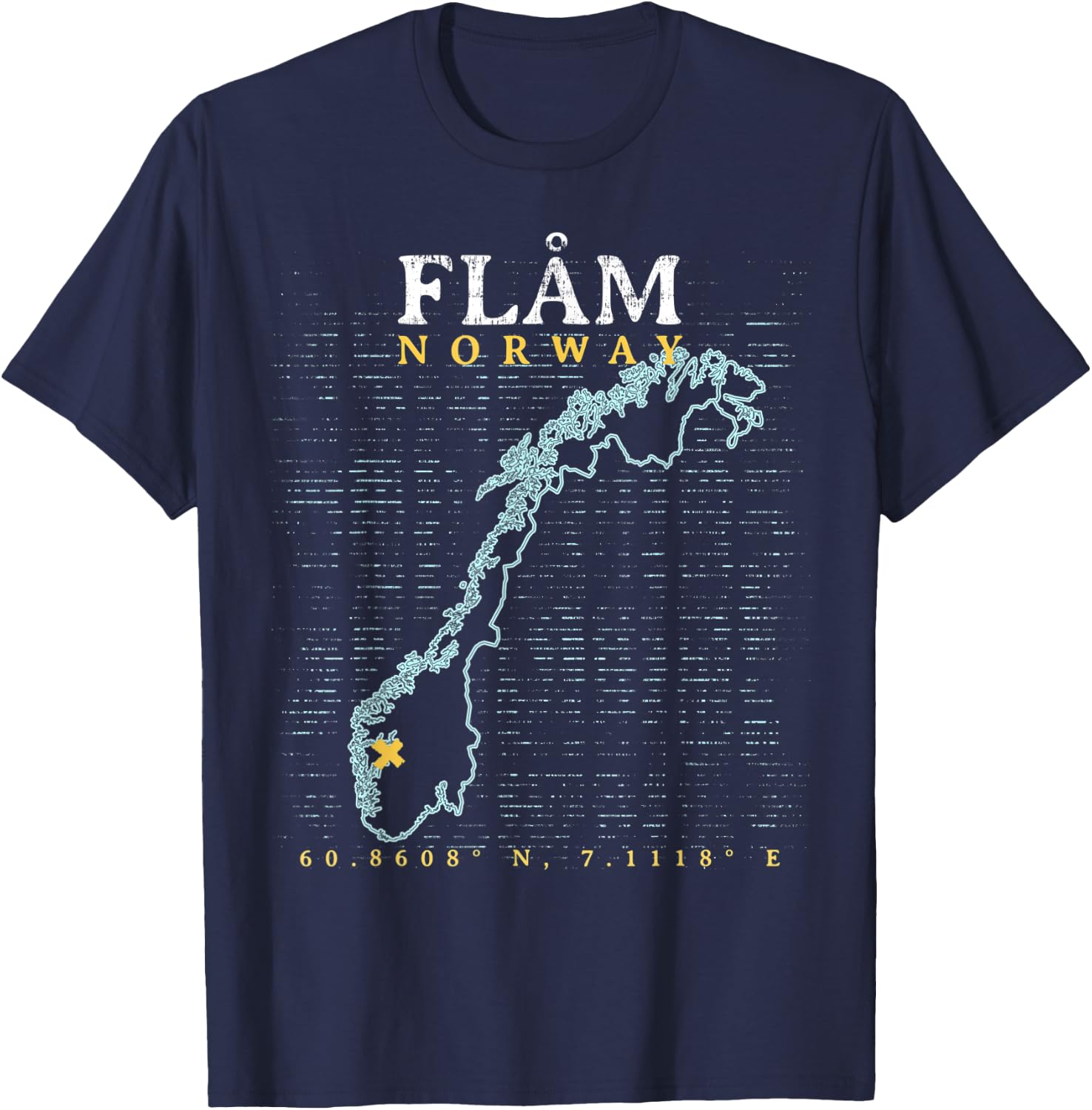 Norway Flåm T-Shirt - T-Shirt | Navy