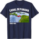 Canal De Panama Canal Zone Panamanian Waterway T-Shirt - T-Shirt | Navy