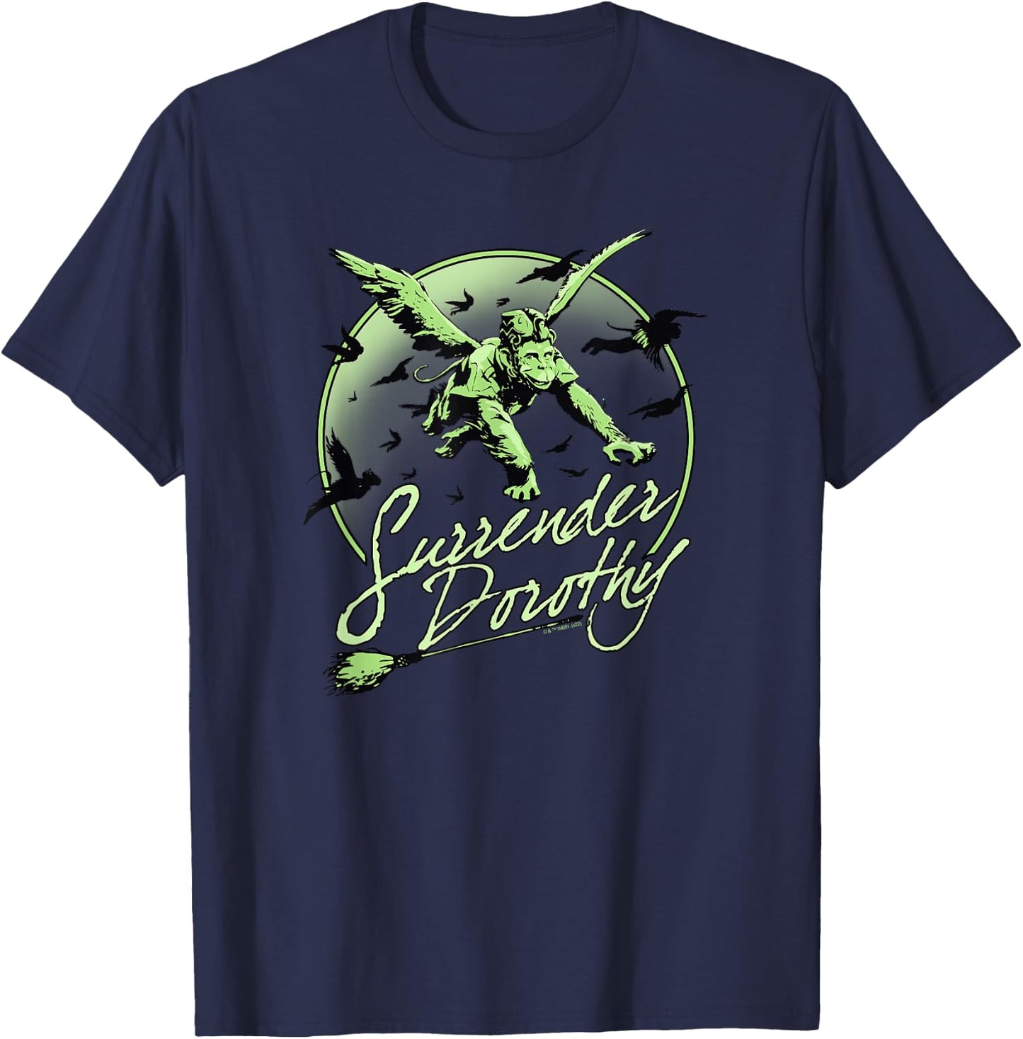 The Wizard of Oz Flying Monkey Surrender Dorothy! T-Shirt - T-Shirt | Navy