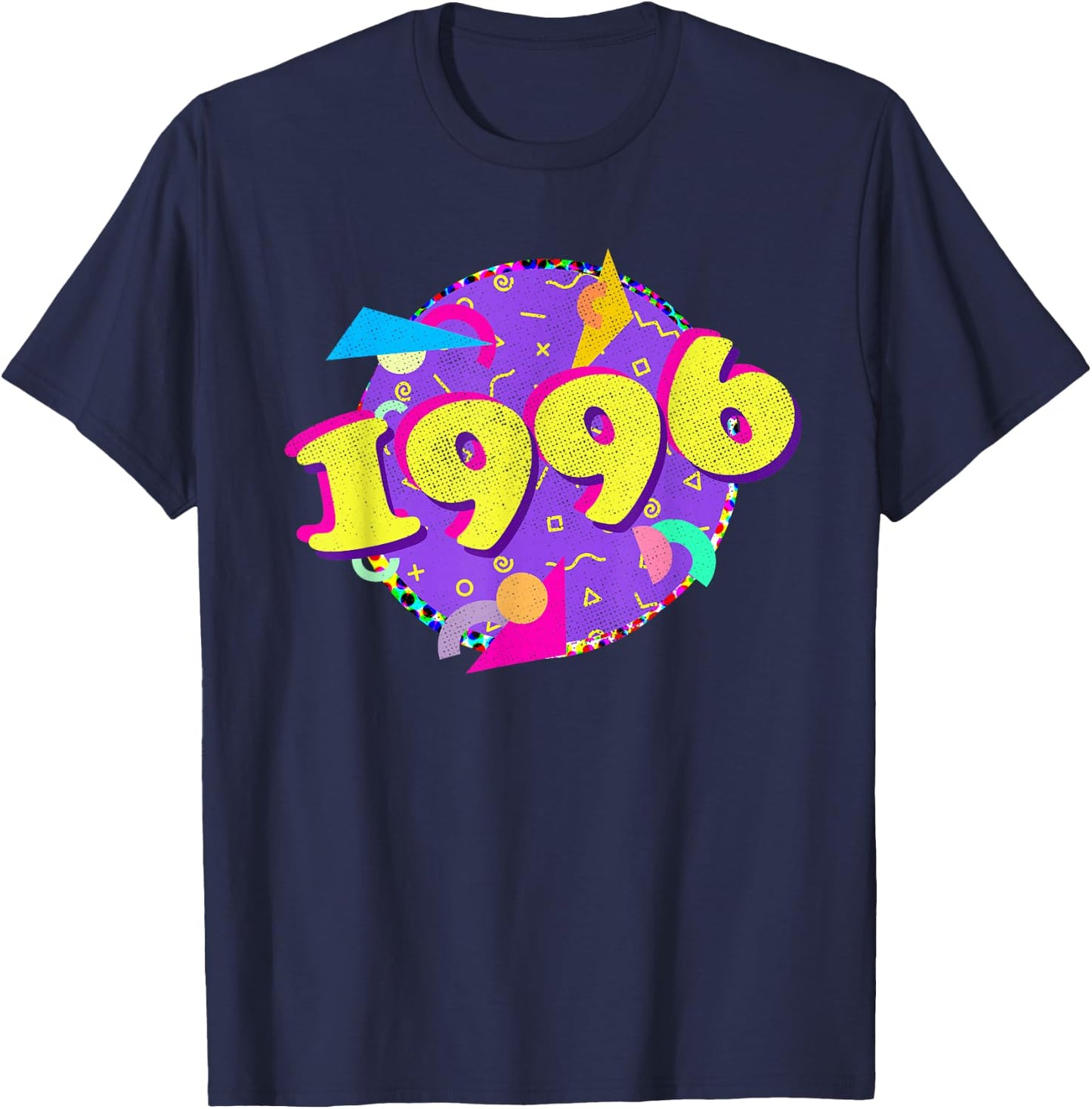 Birthday Retro 90s Style 1996 T-Shirt - T-Shirt | Navy