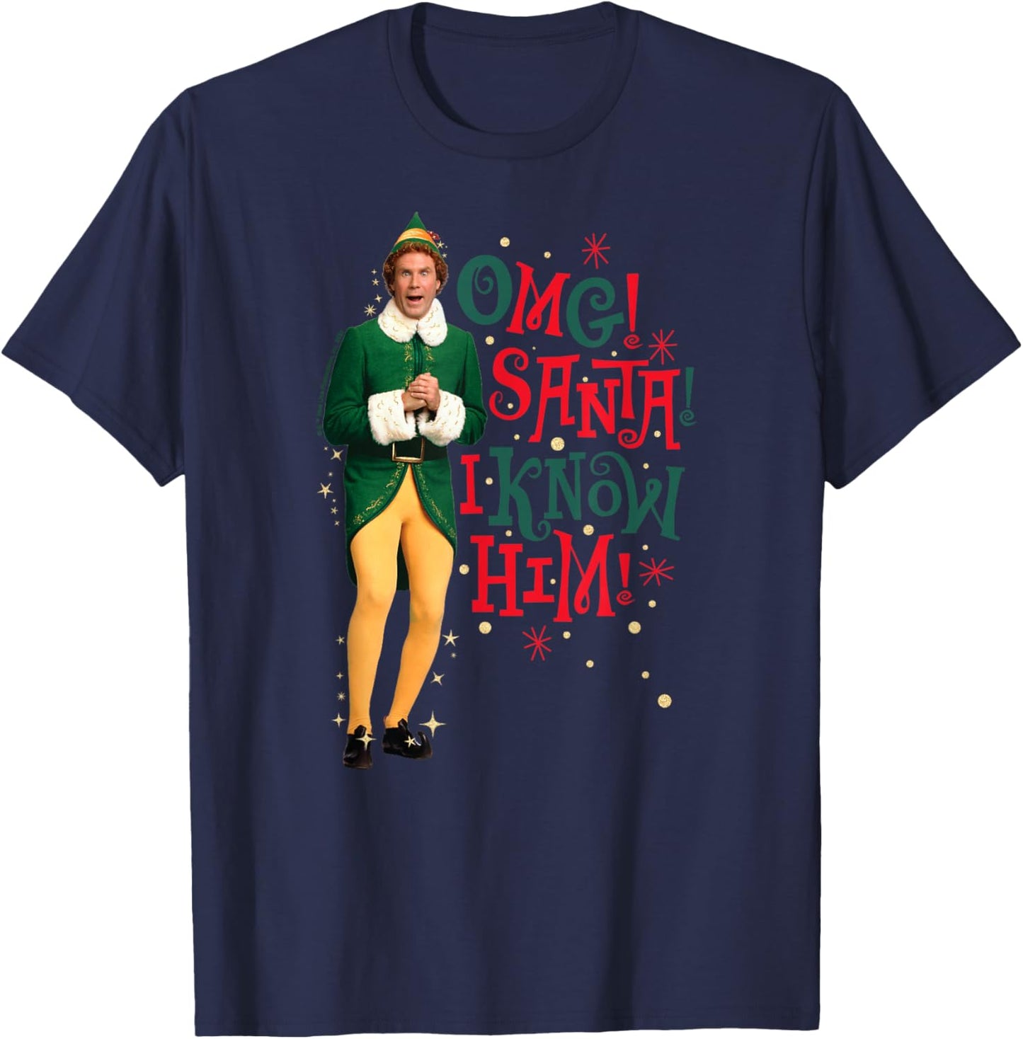 Elf - OMG I Know Him T-Shirt - T-Shirt | Navy