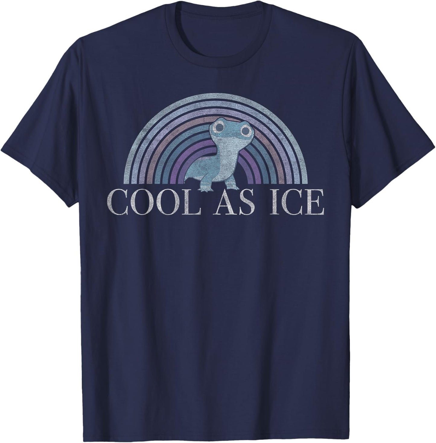 Disney Frozen 2 Bruni The Salamander Cool As Ice T-Shirt - T-Shirt | Navy
