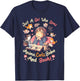 Just Girl Who Loves Anime Cats Boba And Books Bubble Tea T-Shirt - T-Shirt | Navy