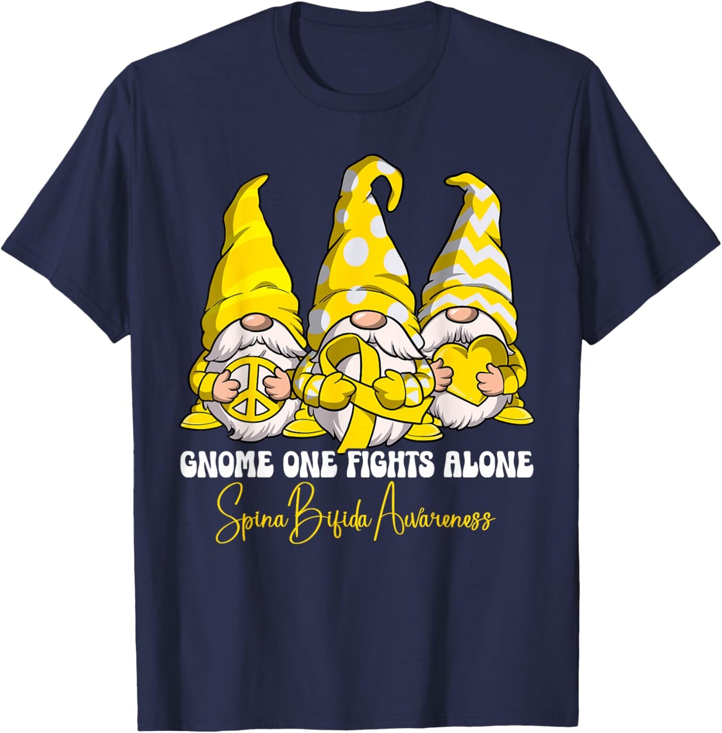 Spina Bifida Awareness T-Shirt - T-Shirt | Navy
