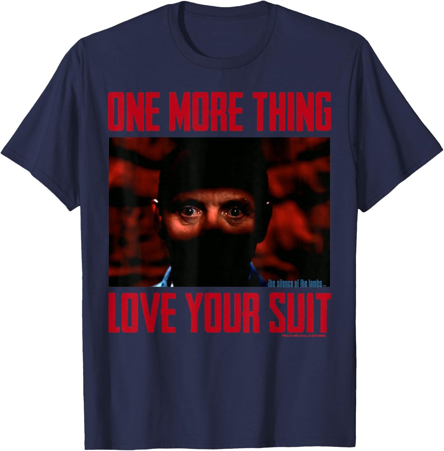 The Silence of The Lambs Hannibal Lecter Love Your Suit T-Shirt - T-Shirt | Navy