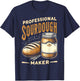 Funny Sourdough Baker Pastry Chef T-Shirt - T-Shirt | Navy