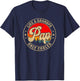 Pap Like A Grandpa Only Cooler Funny Papa Dad Grandpa T-Shirt - T-Shirt | Navy