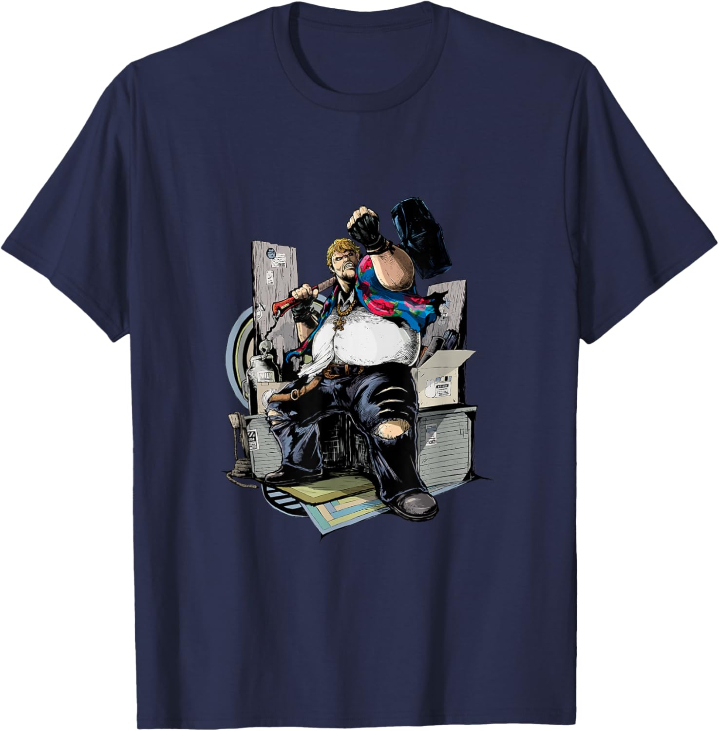 Tekken7 Bob 002 T-Shirt - T-Shirt | Navy