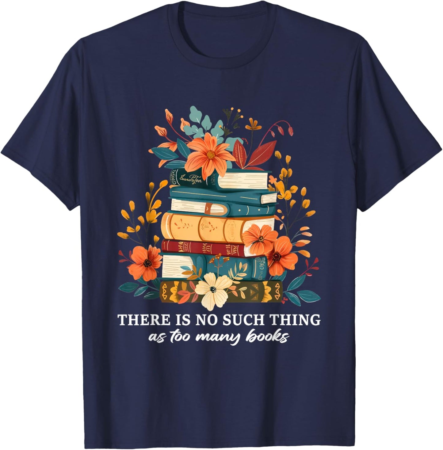 Book Lover Librarian Reading Library Readers T-Shirt - T-Shirt | Navy