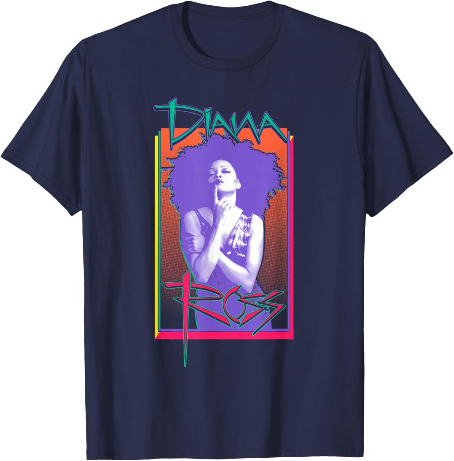 Diana Ross - Cover Page T-Shirt - T-Shirt | Navy