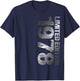 1978 Limited Edition 47th Birthday 1978 Man Woman 47 T-Shirt - T-Shirt | Navy