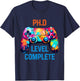 PhD Level Complete Gamer Class of 2024 Graduation Doctorate T-Shirt - T-Shirt | Navy