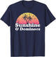 Sunshine and Dominoes T-Shirt - T-Shirt | Navy