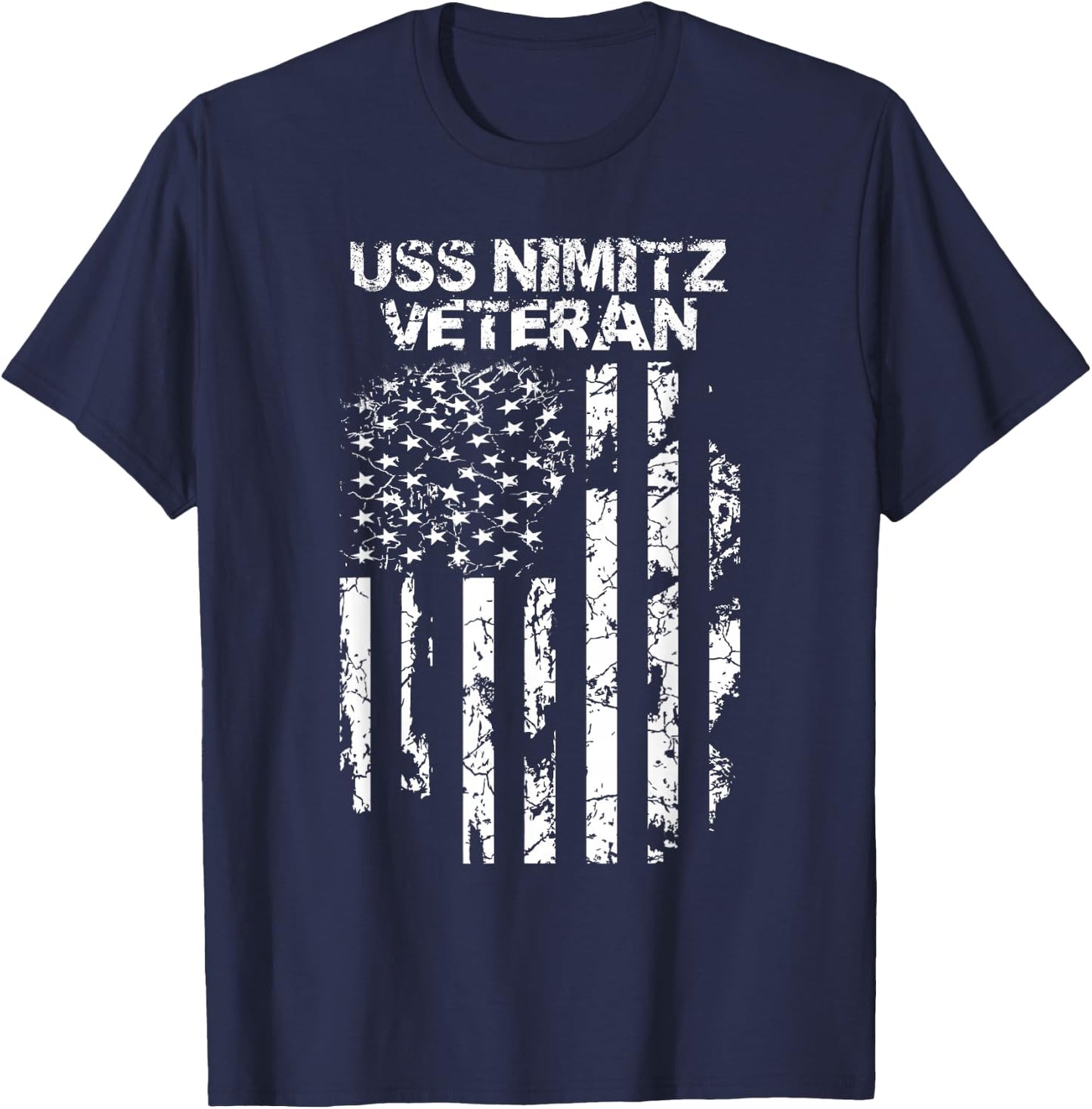 Military Co. USS Nimitz , Men's Black , Small T-Shirt - T-Shirt | Navy