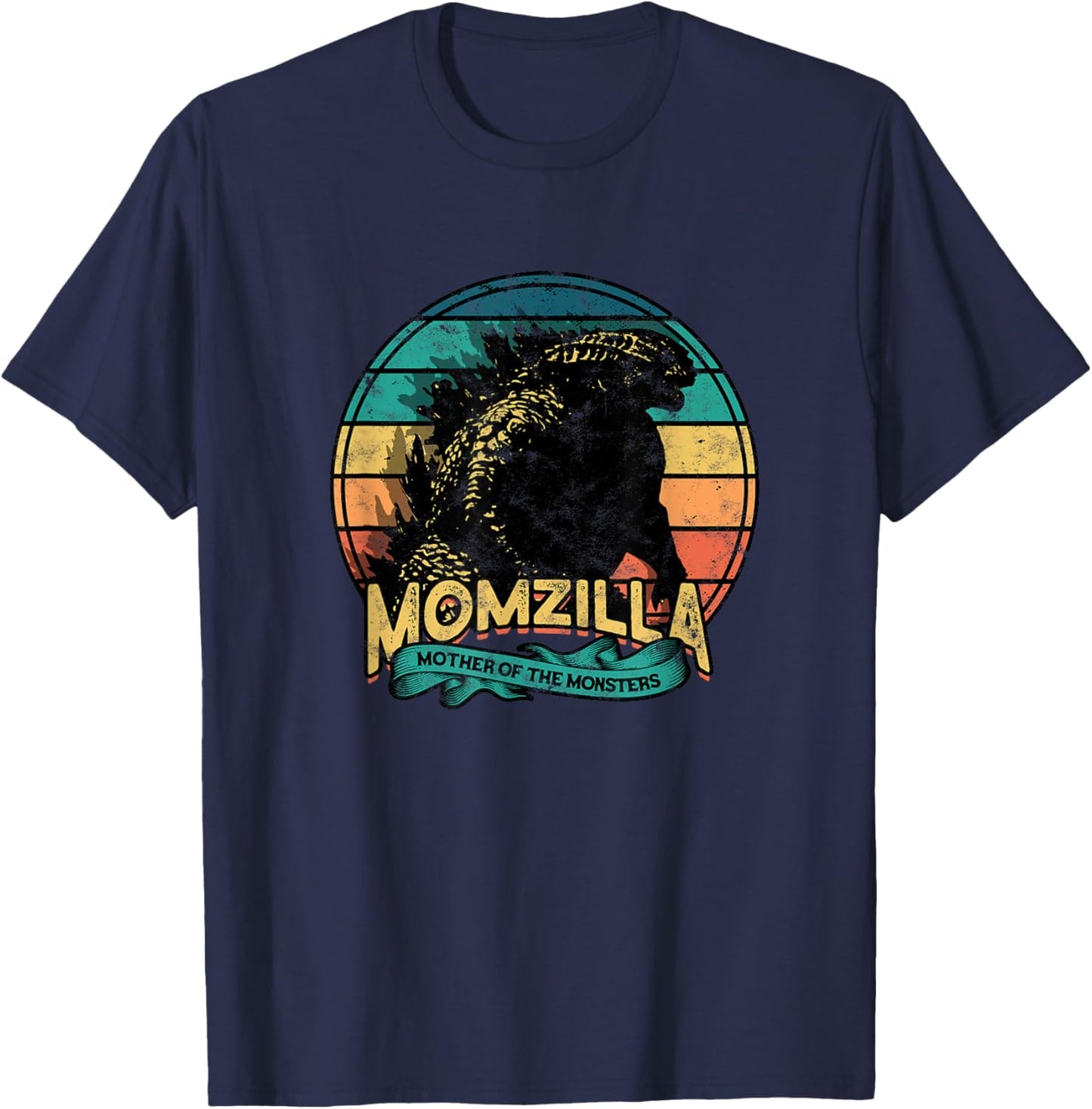 Momzilla Mother of the Monsters - Mama T-Shirt - T-Shirt | Navy