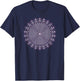 Crown chakra, lotus flower, meditation symbol, enlightenment T-Shirt - T-Shirt | Navy