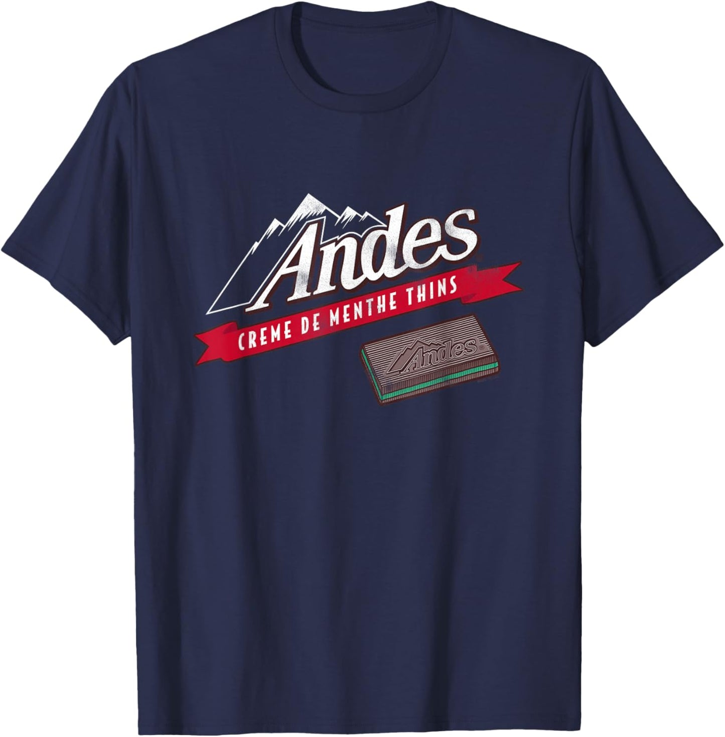 Andes Candy Logo T-Shirt - T-Shirt | Navy