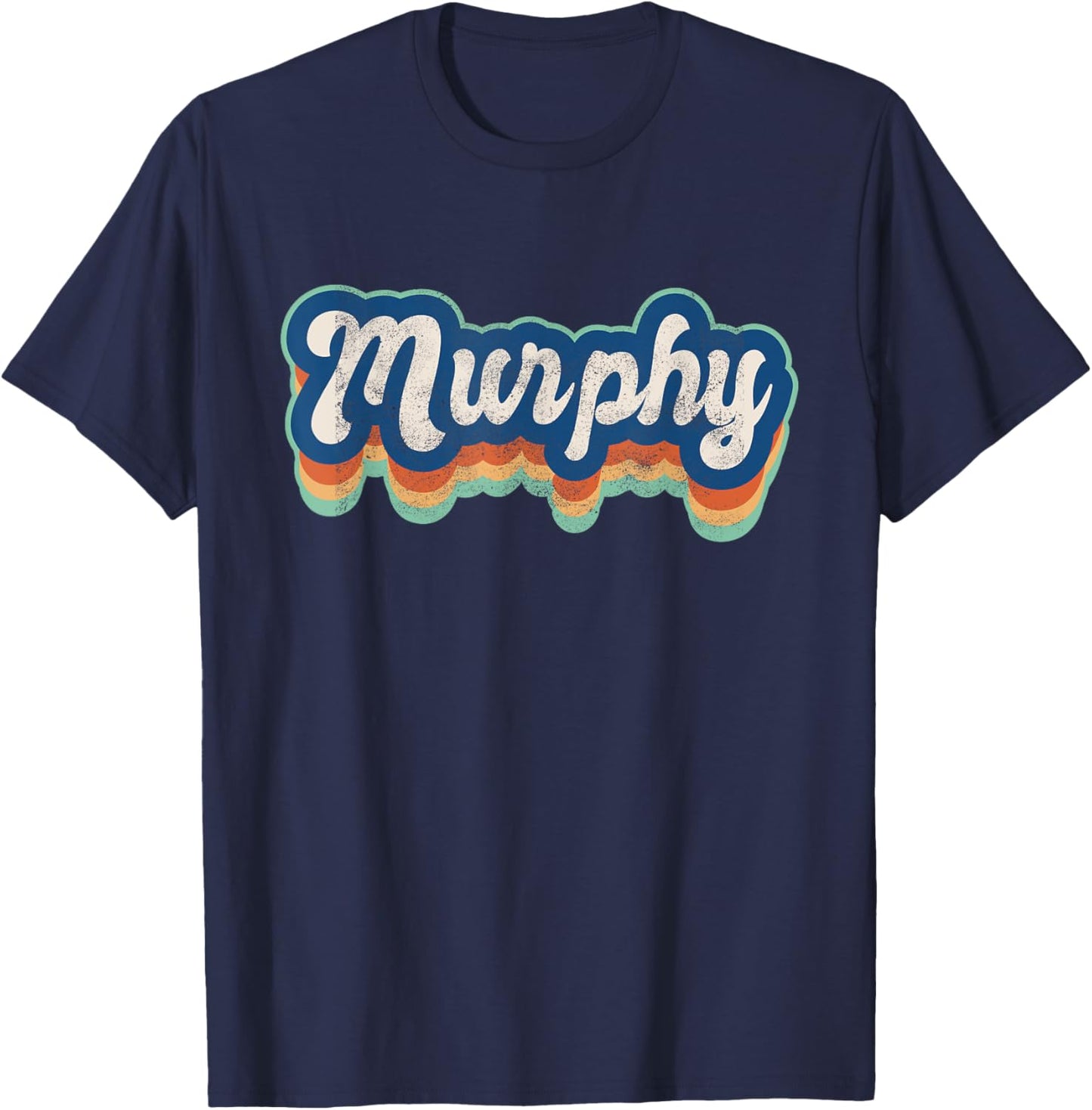 Murphy First Name Girl Vintage Style 70s 80s Personalized T-Shirt - T-Shirt | Navy
