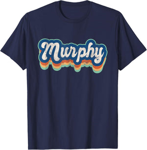 Murphy First Name Girl Vintage Style 70s 80s Personalized T-Shirt - T-Shirt | Navy