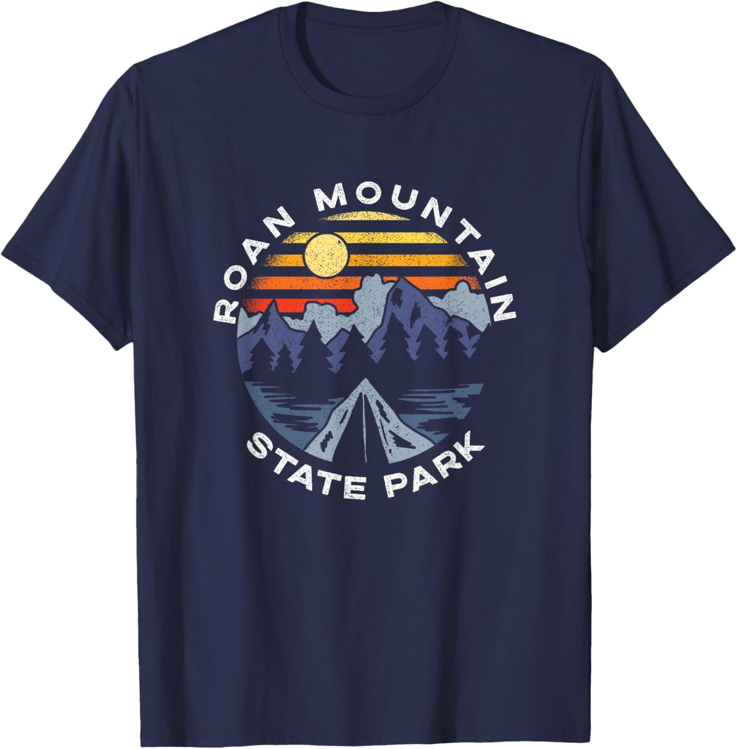 Roan Mountain State Park Tennessee Mountains Vacation T-Shirt - T-Shirt | Navy
