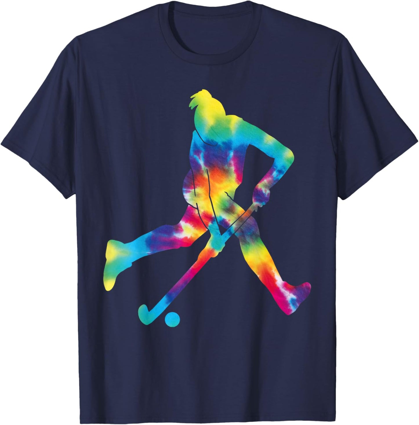 Field Hockey Tie Dye T-Shirt - T-Shirt | Navy