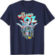 WB100 The Wizard Of Oz Winged Monkeys Groovy Poster T-Shirt - T-Shirt | Navy